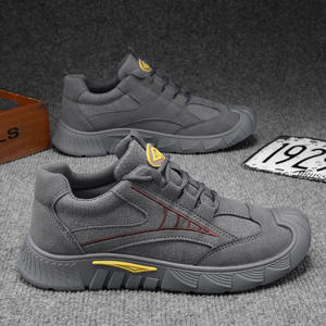 Summer New Men's Outdoor Durable <b>Work</b> Low-Top Lace-Up Casual <b>Safety</b> <b>Shoes</b> Cross-Border Fashion Trend Anti-Slip Breathable - Product Image 6
