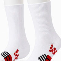 Chaussettes de football personnalisées avec semelle antidérapante, absorbantes et respirantes, pour usage quotidien sportif, antibactériennes et à séchage rapide