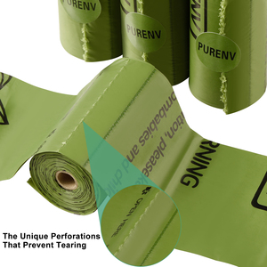 Nhà máy tùy chỉnh astm6400 rò rỉ bằng chứng Doggie Túi chất thải sinh thái thân thiện Pet Dog poop Túi - Product Image 6