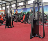 Equipo de gimnasio comercial Máquina de ejercicio cruzada de cable ajustable popular con selección de carga de PIN
