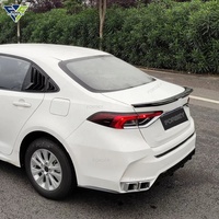 Pour Corolla 2019 2021 2021 mise à niveau vers le kit de carrosserie Lexus LS Style pare-chocs avant et arrière avec échappement à calandre