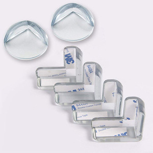 Protecteurs ronds transparents pour enfants meubles lit transparent pvc sécurité pour bébé <span class=keywords><strong>protection</strong></span> d'angle en pvc - Product Image 3