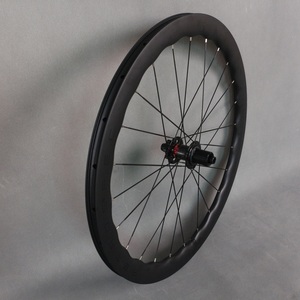 Roues de vélo SERAPH Full Carbon Road Disc Carbon Wheel 6-bolts Bike Wave Clincher Wheelset 50*25mm 100*12/142*12mm WH50-1 - Product Image 3