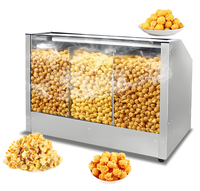 Vitrine chauffante pour popcorn électrique commerciale, machine à popcorn, vitrine chauffante pour centre commercial, cinéma
