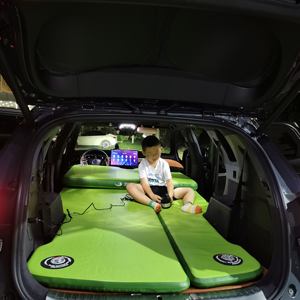 Cama inflable portátil BYD SUV Tesla 3/<span class=keywords><strong>Y</strong></span>/<span class=keywords><strong>S</strong></span>/X, colchón de aire personalizable para acampar <span class=keywords><strong>y</strong></span> viajar, cama de aire inflable para coche - Product Image 4