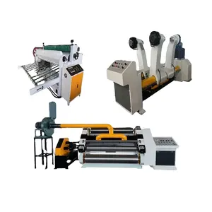Customization CE Certification Fingerless Single Facer Corrugated Board Equipment 2Ply Corrugated Board Production Line