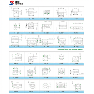 Tira de Sellado de <span class=keywords><strong>Goma</strong></span> EPDM Extruida Personalizada, a Prueba de Polvo, para Rieles de Ventanas Corredizas de <span class=keywords><strong>Aluminio</strong></span> y Sellado de Marcos de Puertas - Product Image 4