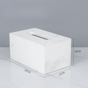 Saidkocc 20x12x10cm Cuboid đá cẩm thạch tự nhiên Cổ Đại hạt gỗ đá ngọc bích Onyx travertine lớn mô hộp lưu trữ tổ chức trường hợp - Product Image 2
