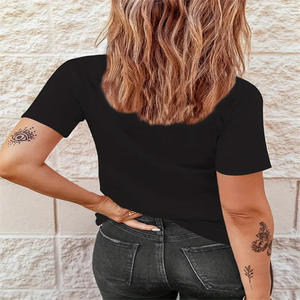 เสื้อยืดแขนสั้นพิมพ์ลายหมีสำหรับผู้หญิง, เสื้อยืดสตรีท Y2k แบบสวมหัวลำลองฤดูร้อน2025 - Product Image 3