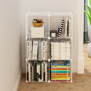 Estante de livro, preço de fábrica, estante de estante, tela de fio, gabinete de armazenamento, cubo de metal, estante de livro de aço - Product Image 2
