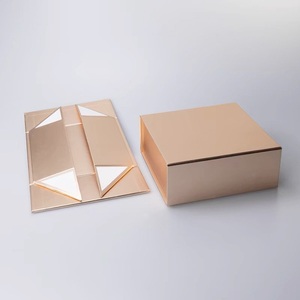 Caja de Regalo Plegable de Lujo Personalizada con Grabado, Laminación Mate, Materiales Reciclados, Cierre Magnético, Color Personalizado - Product Image 6