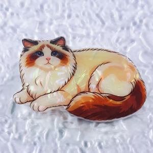Pince à cheveux en PVC motif chat mignon, pince requin 3D, pince à cheveux pour femme, accessoires de mode pour cheveux en forme de chaton, vente en gros - Product Image 4