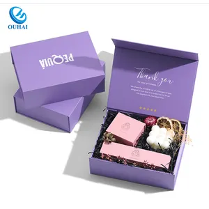 Skin Care Serum Sets Paper Packaging Box Custom Magnetic Closed Lid Package Luxury Recyclable Cardboard Gift Folding Box