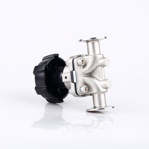 Válvula de diafragma de acero inoxidable Kequan de 1/2 pulgada con conexión rápida manual para agua de grado alimenticio - Product Image 2