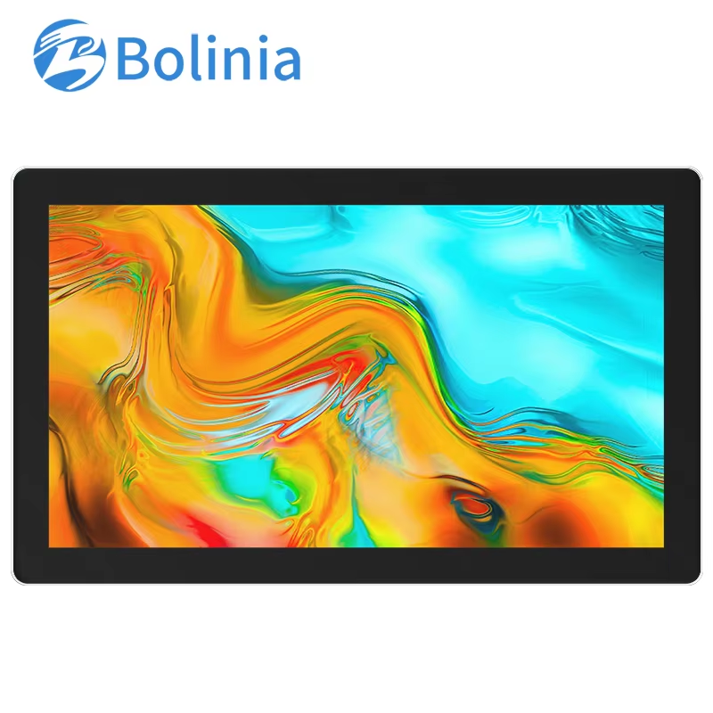 18.5 Inch Industrial Grade All-in-One Touch Panel PC RK3288 Android Aluminum Bezel Design Waterproof Factory Automation Tablet