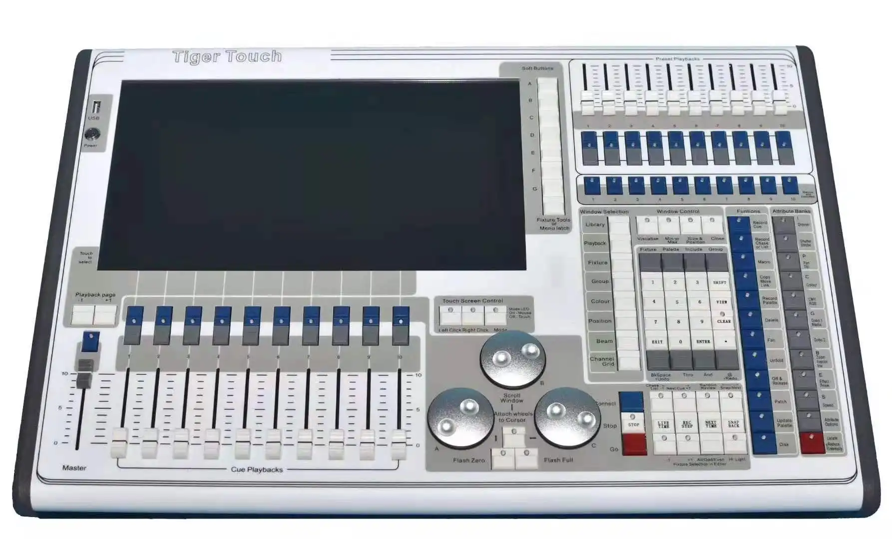 Dmx512 Quartz Tiger Touch Pro Console Stage Lighting Console Tiger Plus Lighting Dmx Controller Console