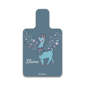 Rosa Animal <span class=keywords><strong>de</strong></span> dibujos animados Lama Alpacos OEM/ODM venta al por mayor Ejercicios personalizados cubierta antideslizante Pilates Sticky Reformer Tower Mat - Product Image 5
