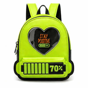 Mochila Cyberpunk Neon Personalizada con Ventana Transparente, Estilo Ita Bag, para Fandom y Street Style - Product Image 5