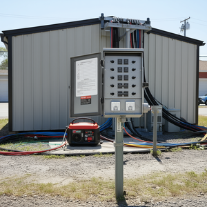 Interrupteur de transfert manuel Vevor 100A 3 pôles monophasé, courant nominal 80A pour connexion de générateur - Product Image 2