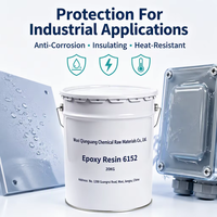 Résine Époxy 6154 - Vente en Gros Fabricant Haute Transparence Résistance à la Corrosion Résistance à la Chaleur Faible pour Travaux du Bois et Construction
