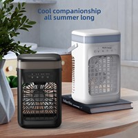 Nouveau Refroidisseur d'Air Évaporatif Portable de Bureau pour l'Été, Ventilateur Climatiseur Rapide avec Fonction Glace pour Maison, Chambre et Extérieur