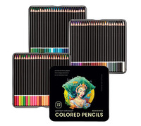 Bview Art 4.0MM Mine 72 Crayons de Couleurs Professionnels pour Croquis