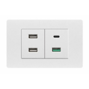 Nhà Máy Bán buôn giá 118 loại 2 cực ổ cắm PC Bảng điều chỉnh Tường trắng ổ cắm tường chuyển đổi ổ cắm - Product Image 2