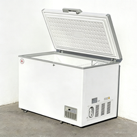 Congélateur coffre compact avec une température de -22°C ° Fonction de congélation profonde, faible encombrement, congélation rapide, idéal pour le stockage du poisson et de la viande