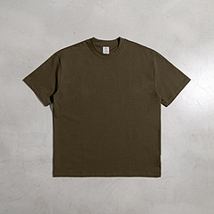 เสื้อยืดผ้าฝ้ายสีขาวขนาดใหญ่305ก. สำหรับผู้ชายเสื้อยืดแขนสั้นสำหรับฤดูร้อน2024 - Product Image 4