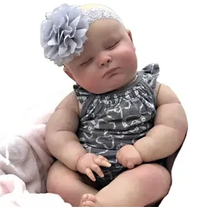 Bebekler Bjd amerikan canlı doğan gerçekçi toptan Silicona moda oyuncak yuvalama plastik hayat vücut kafa bebek elbiseler