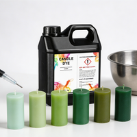 Colorant liquide multi-usage 1 kg pour bougies, haute concentration, multicolore/personnalisé pour la fabrication de bougies en cire de soja, cire d'abeille, cire gel, en vrac