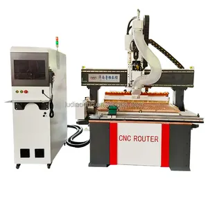 Woodworking 3D ATC CNC router 1325 four axis wood router CNC for wood furniture cabinet door/furniture legs carving CNC router