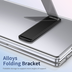 Casing Pelindung Anti Menguning Transparan TPU Anti Benturan untuk Z Fold 8 7 6 dengan Penyangga Strip - Product Image 3