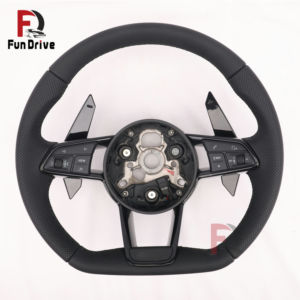 Disponibile Volante Riscaldato in Pelle Completa con Paddle del Cambio per <span class=keywords><strong>Audi</strong></span> A3 A4L A5 A6L A7 Q2L Q3 Q5 Q5L Q7 <span class=keywords><strong>TT</strong></span>/TTS Coupé Roadster - Product Image 4