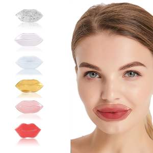 OEM Private Label Bio-Schlaf-Plumping-Gel 24k Gold Hydrogel-Gel-Patches Pflege Koreanische Kollagen-Lippenmaske - Product Image 1