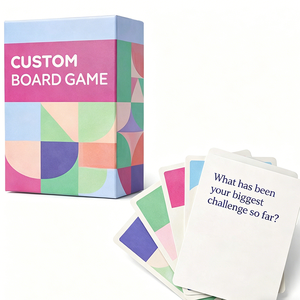 Manufacturer Custom Eco-Friendly Board Game Full Set Flash <b>Card</b> Game Custom Printing with Box For Family Party Entertainment - Product Image 6