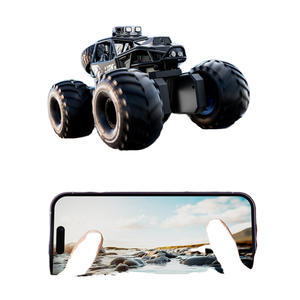 Coche de Carreras Todoterreno RC <span class=keywords><strong>4x4</strong></span> de Aleación 2.4G con <span class=keywords><strong>Control</strong></span> Remoto, Coche de Juguete Crawler de Metal con <span class=keywords><strong>Radio</strong></span> <span class=keywords><strong>Control</strong></span>, Controlado por App, 8K UHD 1:16 - Product Image 2