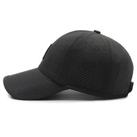 Gorra de Béisbol de 6 Paneles Transpirable con Protección Solar para Verano; Gorra de Malla Unisex de Secado Rápido; Ajustable con Cierre a Presión para Senderismo y Pesca al Aire Libre