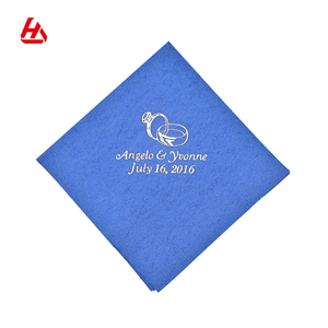 Personnalisé Jetable <span class=keywords><strong>Bleu</strong></span> <span class=keywords><strong>Marine</strong></span> Personnalisé Serviettes Serviettes <span class=keywords><strong>En</strong></span> <span class=keywords><strong>Papier</strong></span> Pour Les Mariages - Product Image 2
