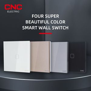 Sakelar dinding sentuh elektrik <span class=keywords><strong>Gang</strong></span> 2 arah modul emas - Product Image 2