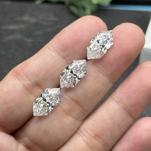 Piedra de Moissanita Suelta con Corte Hexagonal de 2ct-5ct, Color Blanco D, Claridad VVS1 - Product Image 5