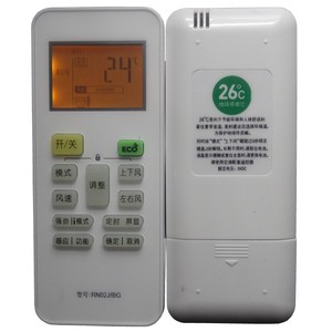 รีโมทคอนโทรลเครื่องปรับอากาศคริสตัลเพิร์ล เทียนหง RN02J/BG ฟังก์ชั่น ECO ใช้ได้กับมีเดีย - Product Image 5