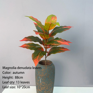 Nhân Tạo Bất Cảm Ứng Gốc Ficus Lá Màu Xanh Lá Cây Cây Chi Nhánh Lá Cây Cây Mộc Lan Cây Cây Cho Cây Trang Trí Nội Thất - Product Image 5