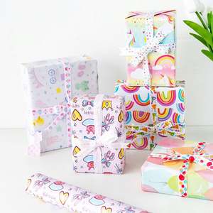 Rollo virgen de silicona recubierto desechable de 50x70cm, gran oferta, papel de regalo de cumpleaños - Product Image 3