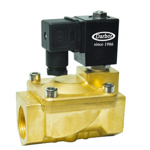Darpor katup Solenoid kuningan, Air <span class=keywords><strong>Pilot</strong></span> 2 cara untuk Gas 16bar 1/2 "-2" 220v - Product Image 4