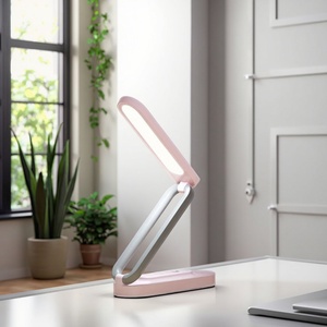 Portable USB Rechargeable Cordless ABS Foldable Mini <b>LED</b> Desk <b>Lamp</b> Modern Style Eye Protection Night <b>Light</b> for Reading - Product Image 2