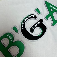 Patchs thermocollants brodés en TPU pour vêtements, avec logo 3D carré, motif Fusion Moléculaire, pour presse à chaud