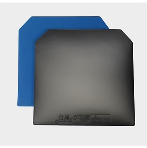 Gomma per Racchetta da Ping Pong DHS Hurricane 3 Provincial Blue Sponge, Approvata ITTF, Adesiva per Attacco Veloce e Loop, per Giocatori Avanzati - Product Image 5