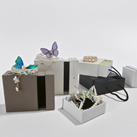 Bijoux en papier à tiroir coulissant personnalisés haut de gamme et respectueux de l'environnement et de luxe Boîte d'expédition cosmétique cadeau de Noël et d'anniversaire pour mariage vente en gros