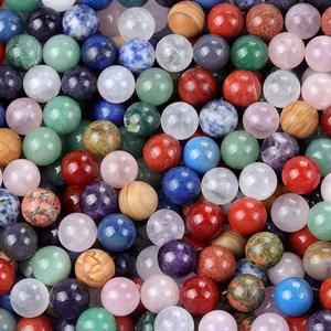 Bola de cristal pulida piedra de ágata amatista Natural no porosa de 1755-14mm al por mayor - Product Image 6